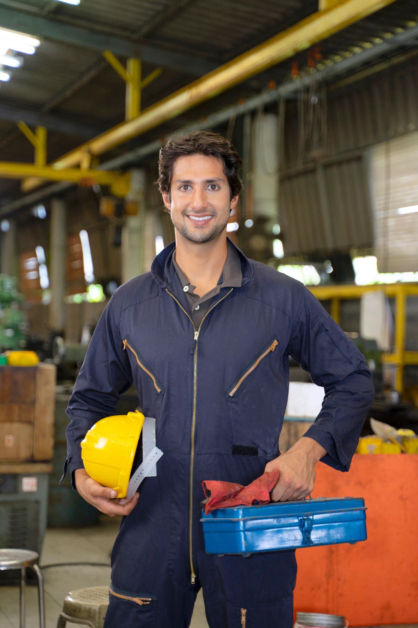 Service professional at work